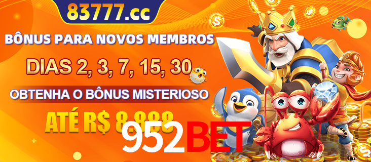 Anúncio dos benefícios para Membro VIP Sênior na plataforma 952BET, incluindo bônus promocionais, semanais e mensais, ilustrado com o personagem Fortune Tiger.