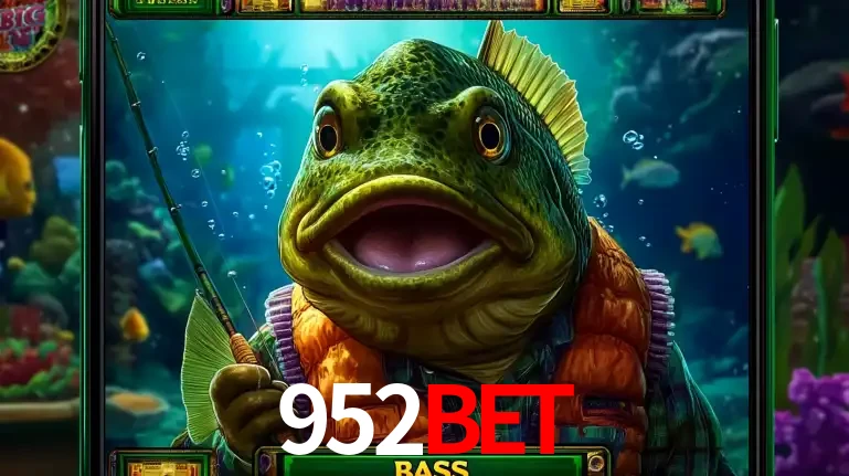 Personagem de peixe pescador do popular jogo de slot com tema de pescaria, uma das emocionantes opções de caça-níqueis para jogar e ganhar no cassino 952BET.